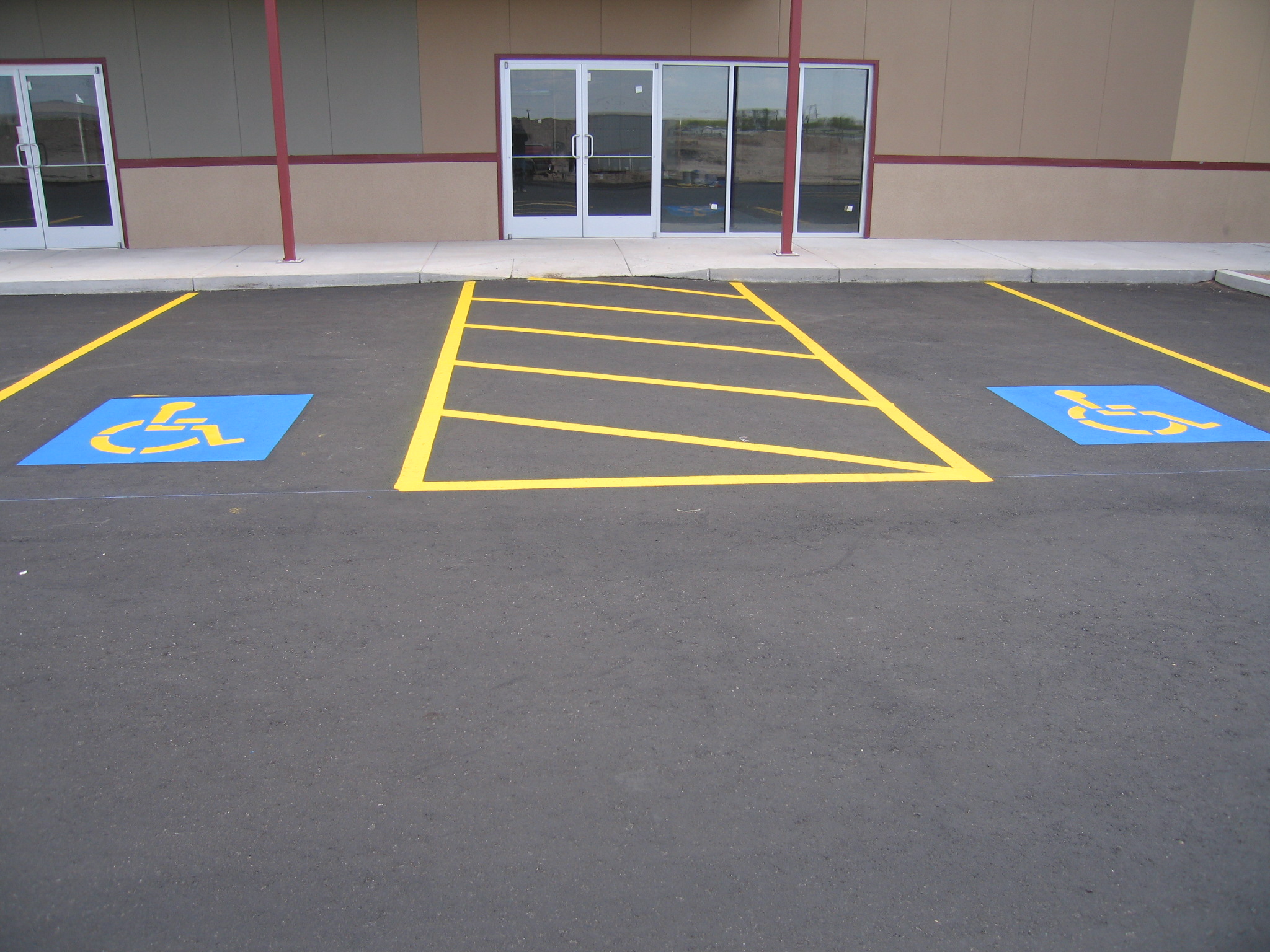 Nashville parking lot striping