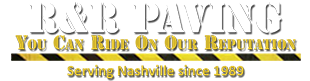 R&R Paving hot crack fill company in Nashville